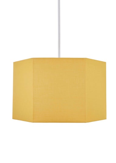 Glow Hexagon Shape Shade Ochre (20cm x 29cm)