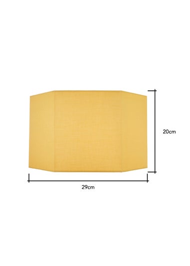 Glow Hexagon Shape Shade Ochre (20cm x 29cm)