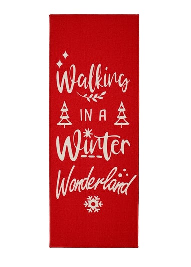 Homemaker Winter Wonderland Red Runner