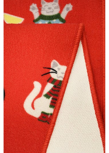 Homemaker Christmas Cats Runner