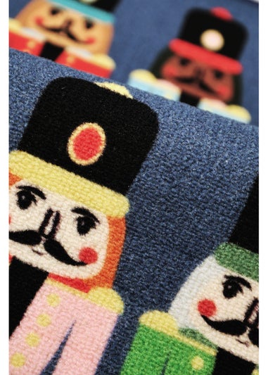 Homemaker Nutcracker Navy Runner and Doormat Pack