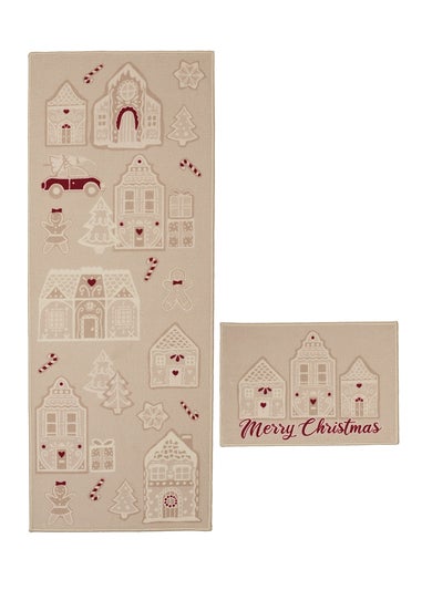 Homemaker Gingerbread Houses Runner and Doormat Pack 57/150 & 57/40