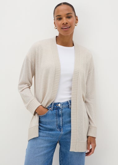 Oatmeal Knitted Cardigan