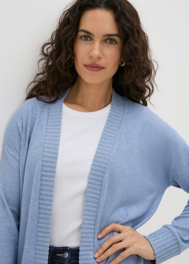 Blue Knitted Cardigan