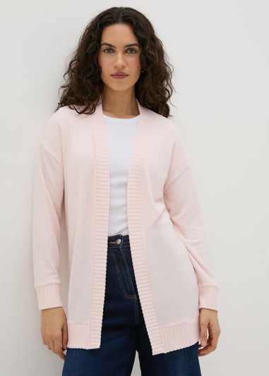 Pink Knitted Cardigan