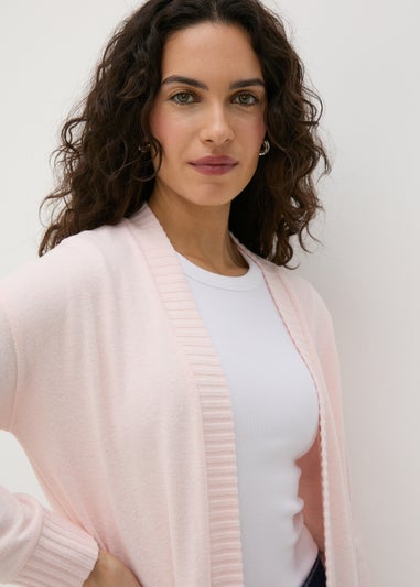 Pink Knitted Cardigan