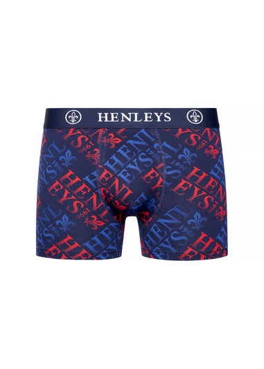 Henleys Multi Rutlers Boxers (3 Pack)