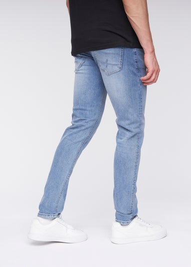 Henleys Light Wash Mayhen Slim Fit Jeans