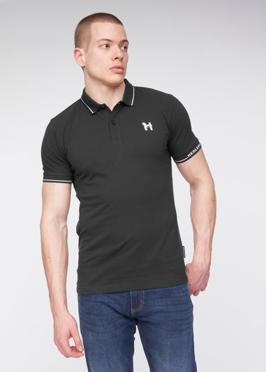 Henleys Black  Hentyme Polo