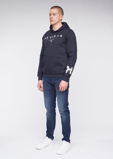 Henleys Navy  Hentyme Hoodie