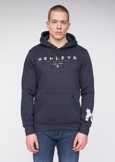 Henleys Navy  Hentyme Hoodie