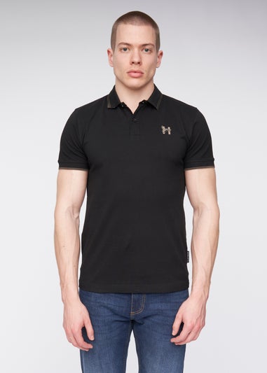 Henleys Black  Henflare Polo