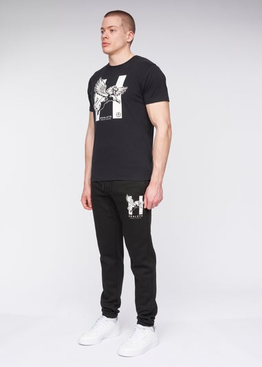 Henleys Black  Curveball Joggers