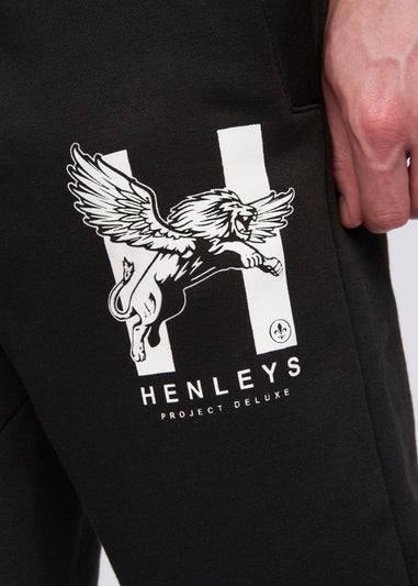 Henleys Black  Curveball Joggers