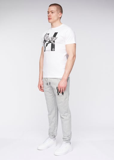 Henleys Grey Marl Curveball Joggers