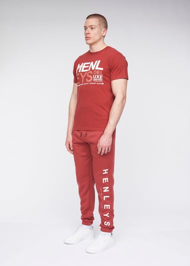 Henleys Deep Red Classhen Joggers