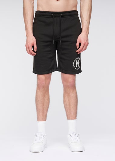 Henleys Shorts Black Metafone Jog Shorts