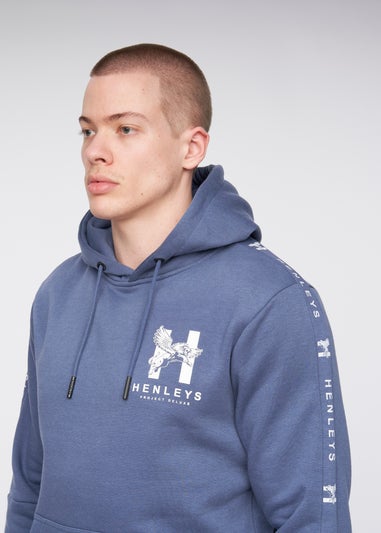 Henleys Deep Blue Tapehen Hoodie