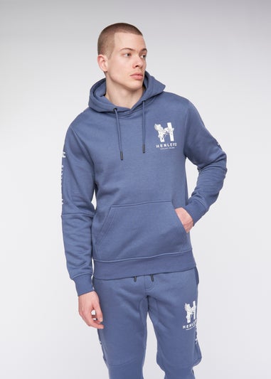 Henleys Deep Blue Tapehen Hoodie