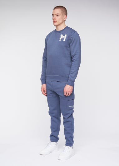 Henleys Deep Blue Moorehen Crew Sweat