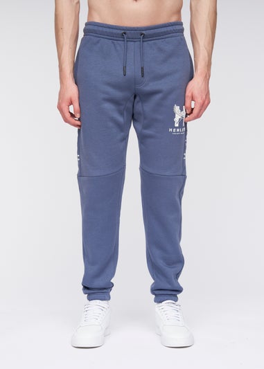 Henleys Deep Blue Tapehen Joggers