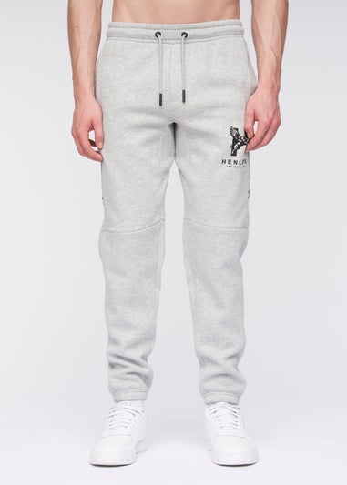 Henleys Grey Marl Tapehen Joggers