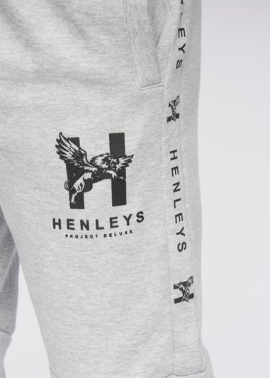 Henleys Grey Marl Tapehen Joggers