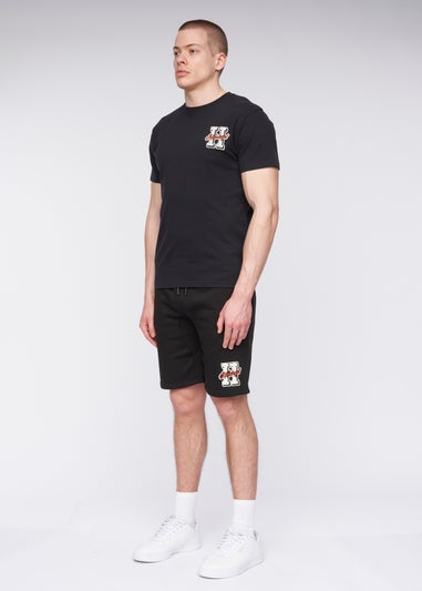 Henleys Black  Aitchen Jog Shorts