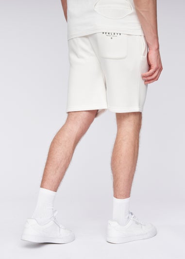 Henleys Off White Aitchen Jog Shorts