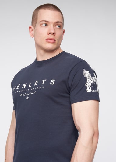 Henleys Navy  Hentyme T-Shirt