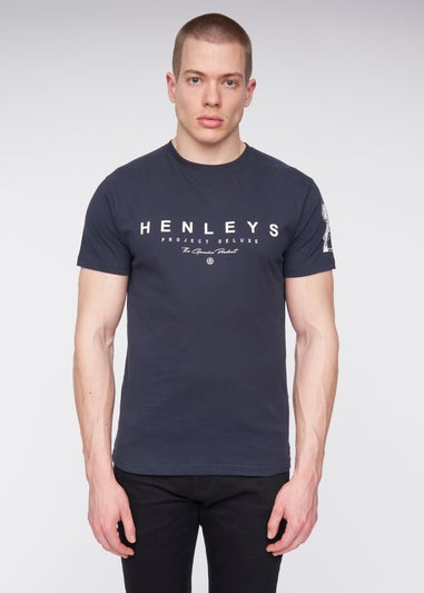 Henleys Navy  Hentyme T-Shirt