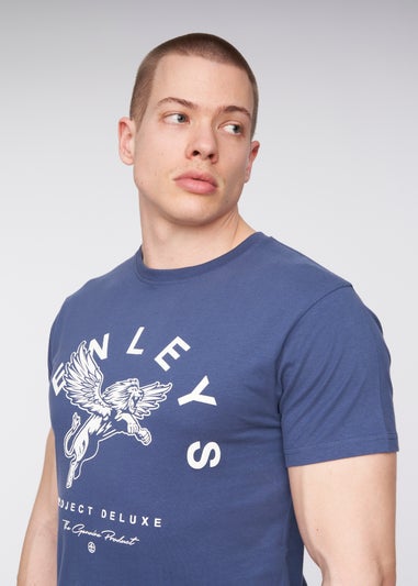 Henleys Deep Blue Colhen T-Shirt