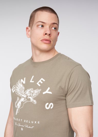 Henleys Dusty Olive Colhen T-Shirt