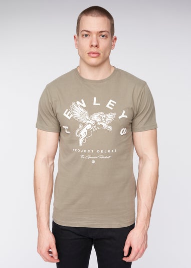 Henleys Dusty Olive Colhen T-Shirt