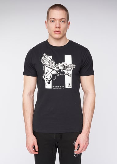 Henleys Black  Curveball T-Shirt