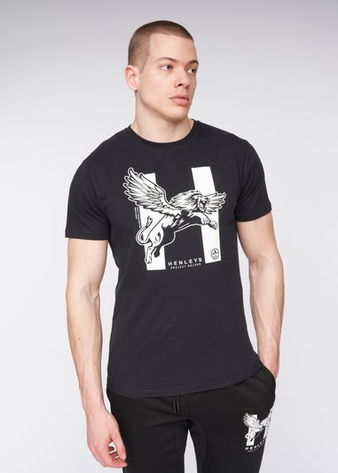 Henleys Black  Curveball T-Shirt