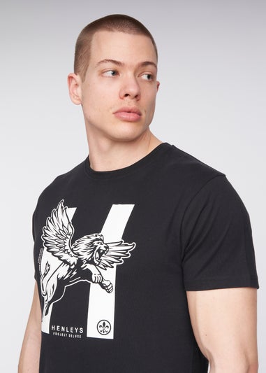 Henleys Black  Curveball T-Shirt