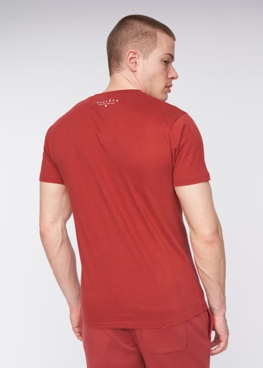 Henleys Deep Red Curveball T-Shirt