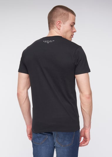 Henleys Black  Kilhen T-Shirt