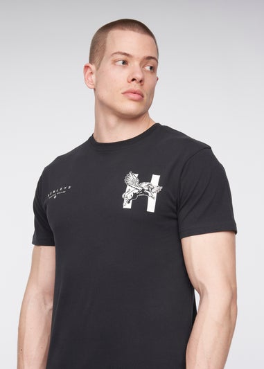 Henleys Black  Kilhen T-Shirt