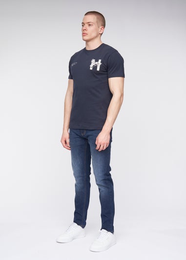 Henleys Navy  Kilhen T-Shirt