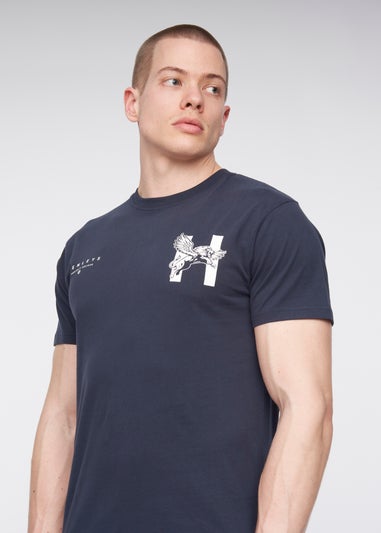 Henleys Navy  Kilhen T-Shirt