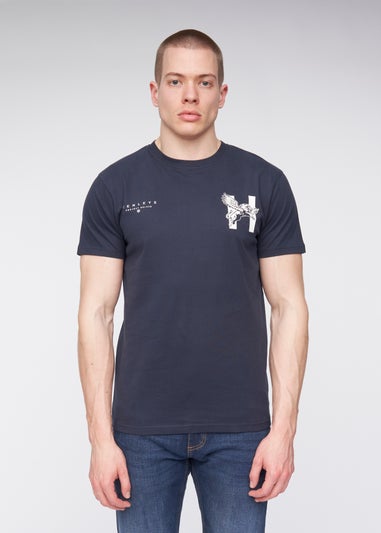 Henleys Navy  Kilhen T-Shirt