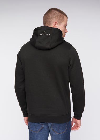 Henleys Black  Scripthen Hoodie