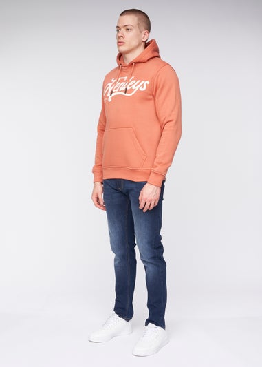 Henleys Brick Red Scripthen Hoodie