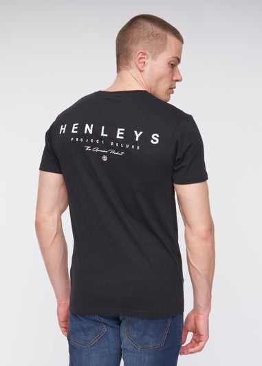 Henleys Black  Metafone T-Shirt