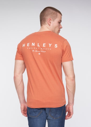 Henleys Brick Red Metafone T-Shirt