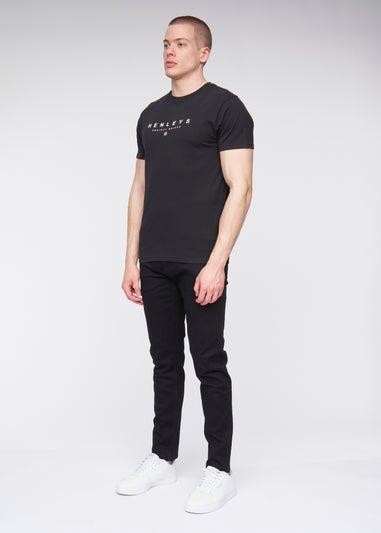 Henleys Black  Ninesix T-Shirt