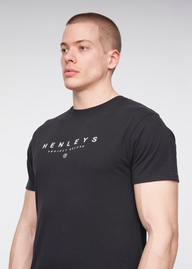 Henleys Black  Ninesix T-Shirt