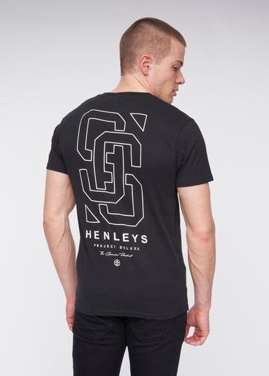 Henleys Black  Ninesix T-Shirt